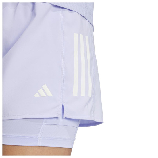 Adidas Γυναικείο σορτς Own the Run Climacool 2-in-1 Shorts